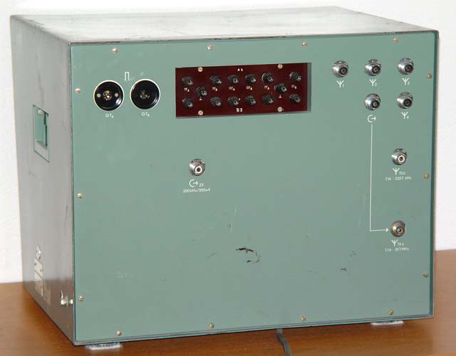 EKV 13 - Kurzwellenempfänger Rückansicht