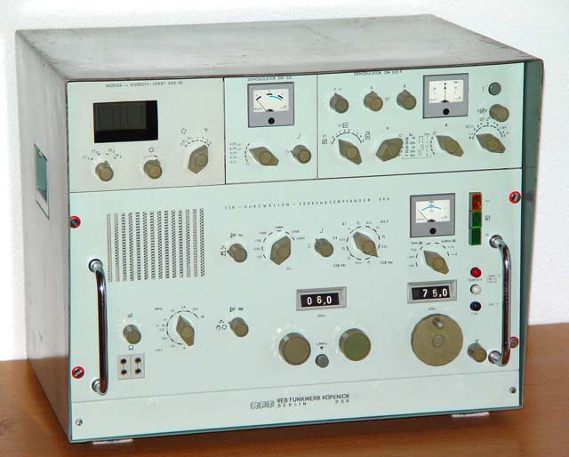 EKV13 Kurzwellenempfänger Frontansicht